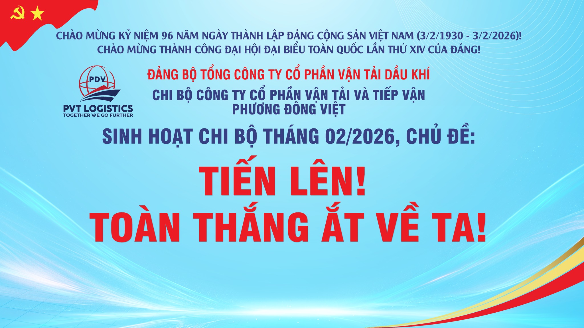 CHI BỘ PVT LOGISTICS SINH HOẠT MỞ RỘNG THÁNG 02/2026